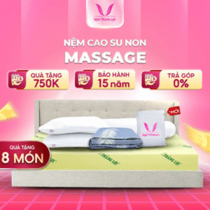 NỆM CAO SU NON MASSAGE THẮNG LỢI